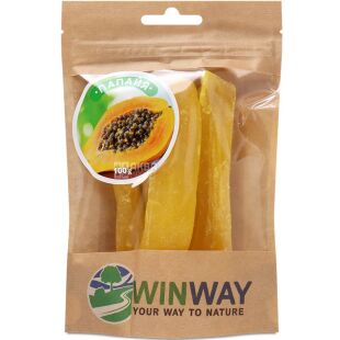 Winway, 100 г, ВінВей, Папайя сушена