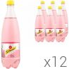 Schweppes Pink Tonic, Упаковка 12 шт. х 0,75 л, Напій газований Рожевий Тонік Швепс, ПЕТ