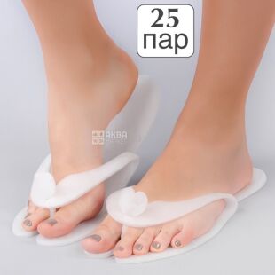 Chila, 25 шт., Чила, Одноразовые тапочки-вьетнамки для педикюра