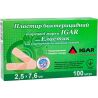 IGAR, 100 шт., ІГАР, Лейкопластир бактерицидний Еластик, тілесний, 2,5 х 7,6 см