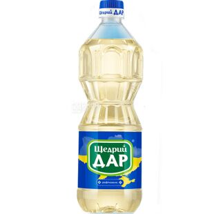 Щедрый дар, 0,85 л, Масло подсолнечное рафинированное