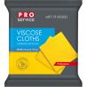PRO service Standard, 10 шт., Салфетки вискозные ПРО сервис, 300 х 380 мм, желтые